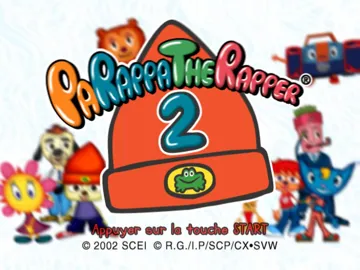 PaRappa the Rapper 2 screen shot title